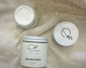 Natural Sunscreen - Non-Nano Zinc Oxide Sunscreen - Plastic Free Sunscreen - Lemongrass Sunscreen - Natural Sunscreen Stick - Sunscreen