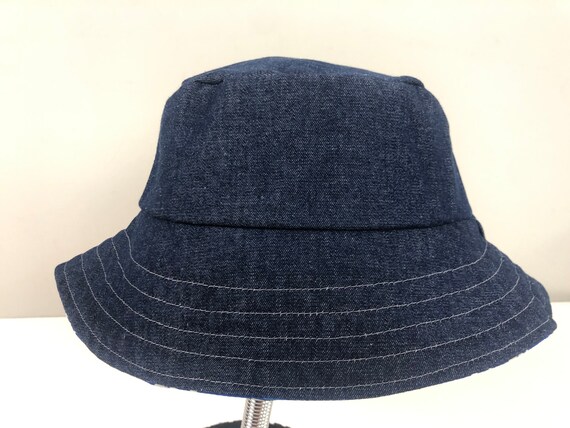 Stretch Denim Reversible Bucket Hat of LA Dodgers Los