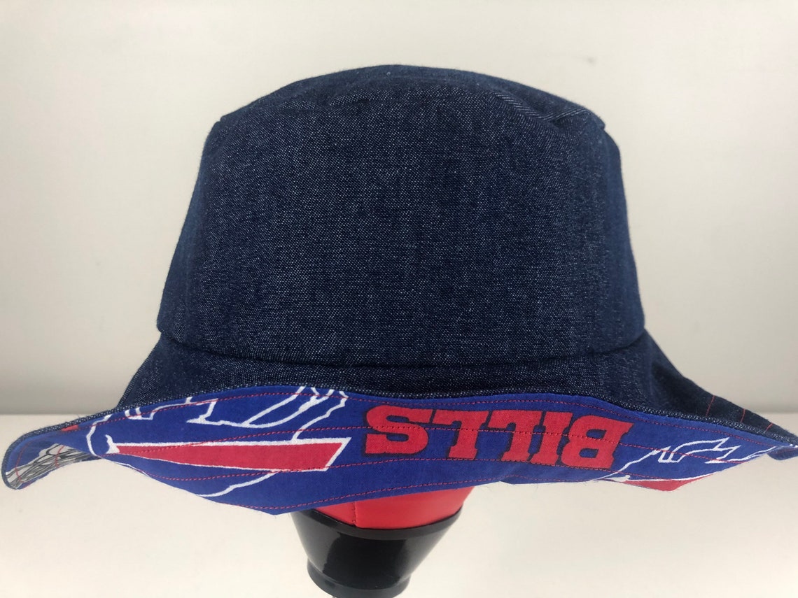 Buffalo Bills Stretch Denim Bills Mafia Reversible Bucket Hat | Etsy