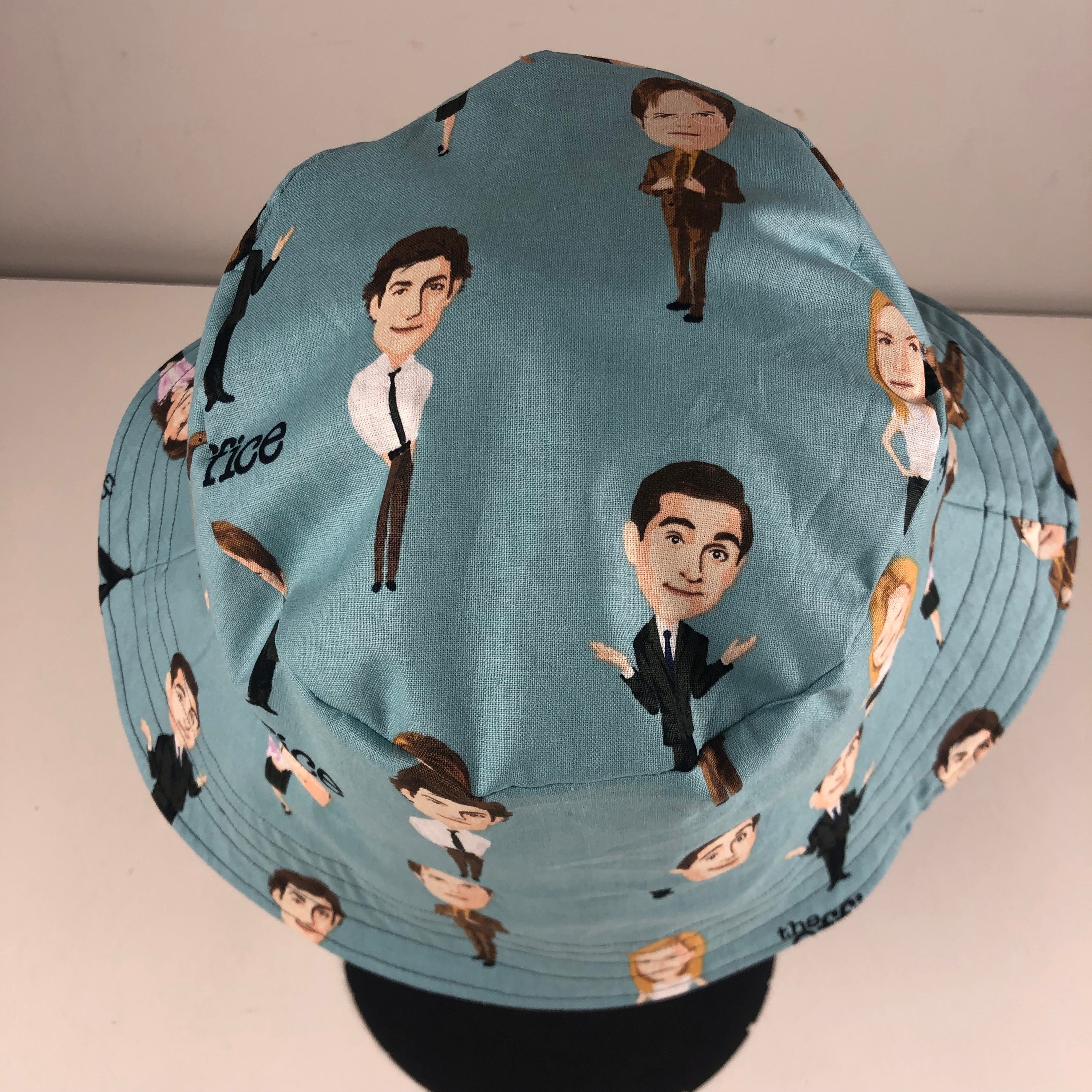 The Office Bucket Hat: Reversible Denim TV Show Fan Hat - Etsy display picture 1