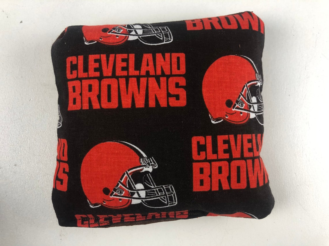 Cleveland Browns Indians Custom Cornhole Bags Duck Canvas