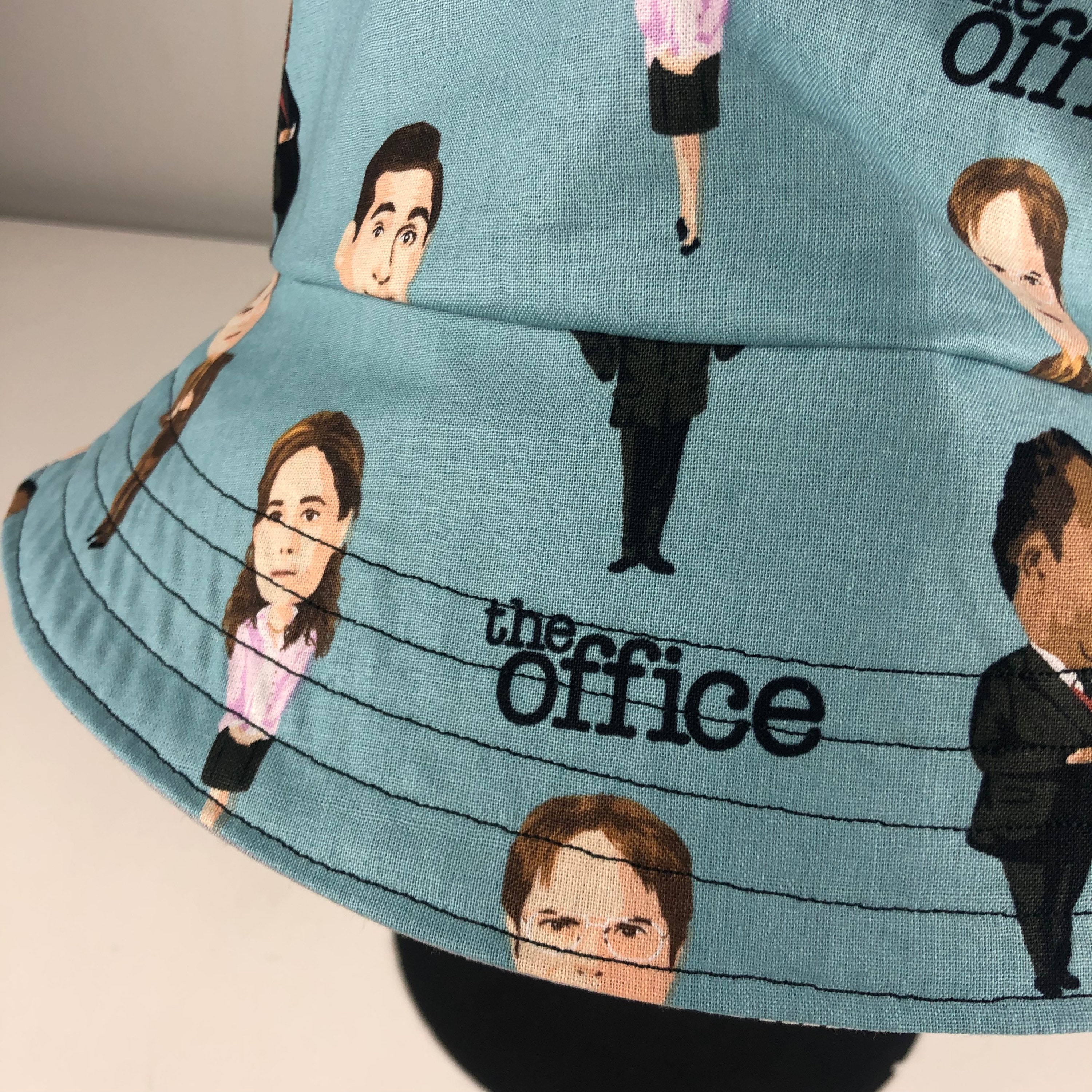 Dunder Mifflin Reversible Bucket Hat Concept Onethe Office Dunder Mifflin Bucket Hat Packable  main image 4