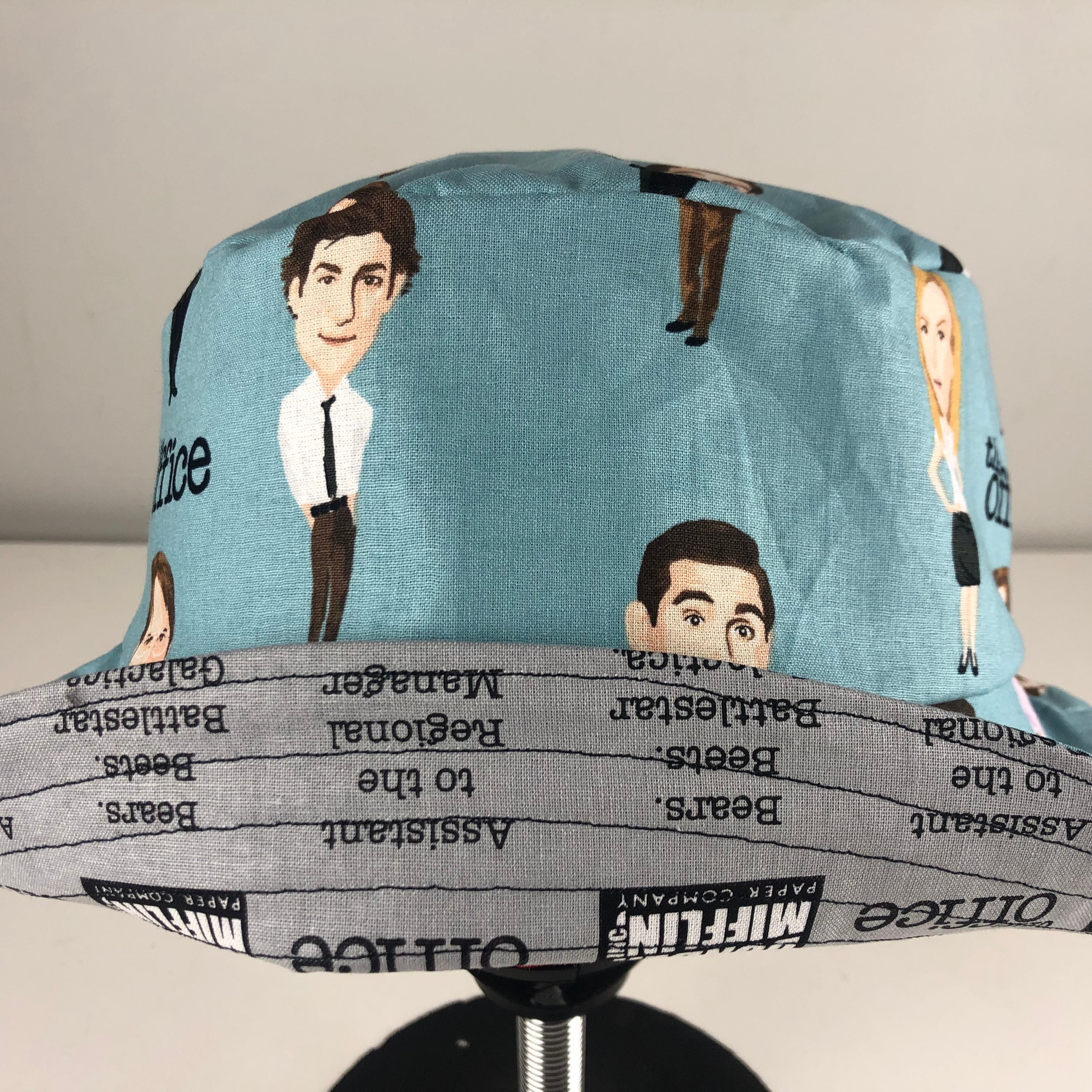 Dunder Mifflin Reversible Bucket Hat Concept Onethe Office Dunder Mifflin Bucket Hat Packable  main image 3