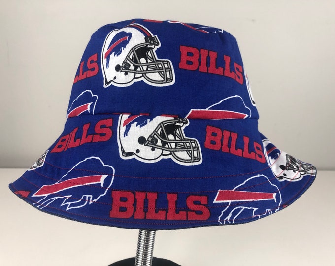 Reversible Bucket Hat of Buffalo Bills Stretch Denim Bills Etsy