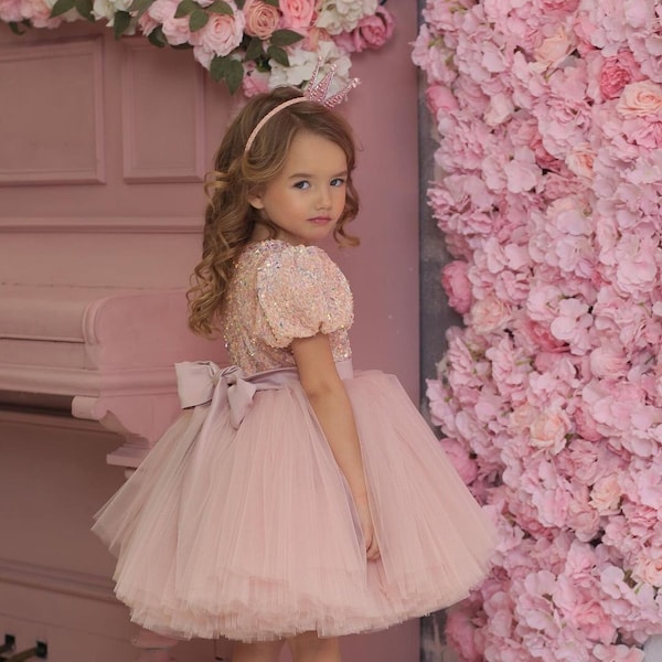 Blush Lace Dress Etsy