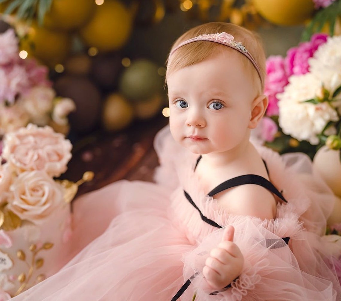 First Birthday Dress Baby Girl Dress Special Occasion Etsy