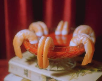 Shrimp Cocktail inspiriertes Glasdekor