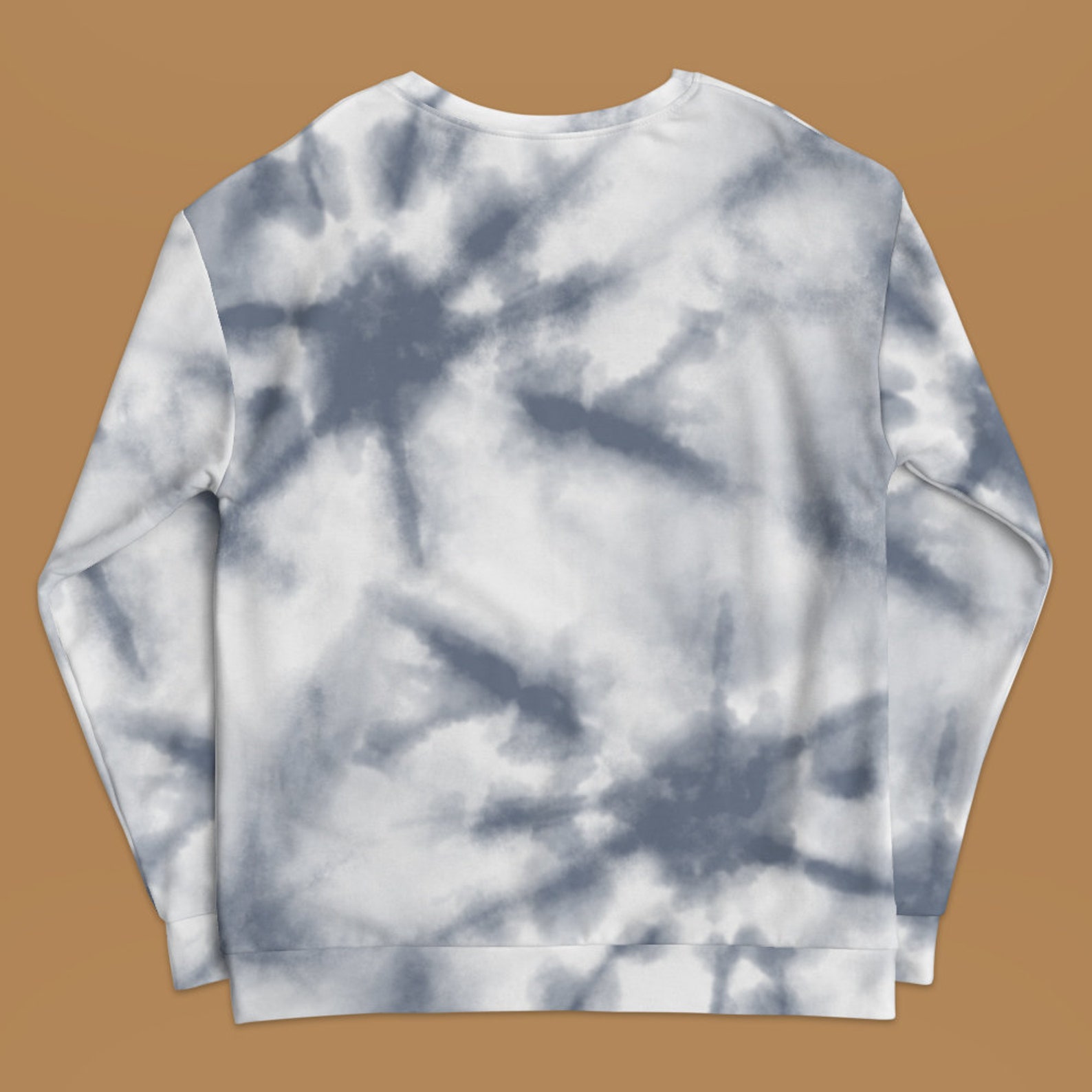 Tye Dye Sweatshirt Gray Etsy