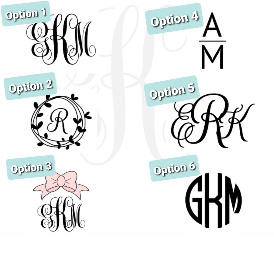 Iron-On Monograms