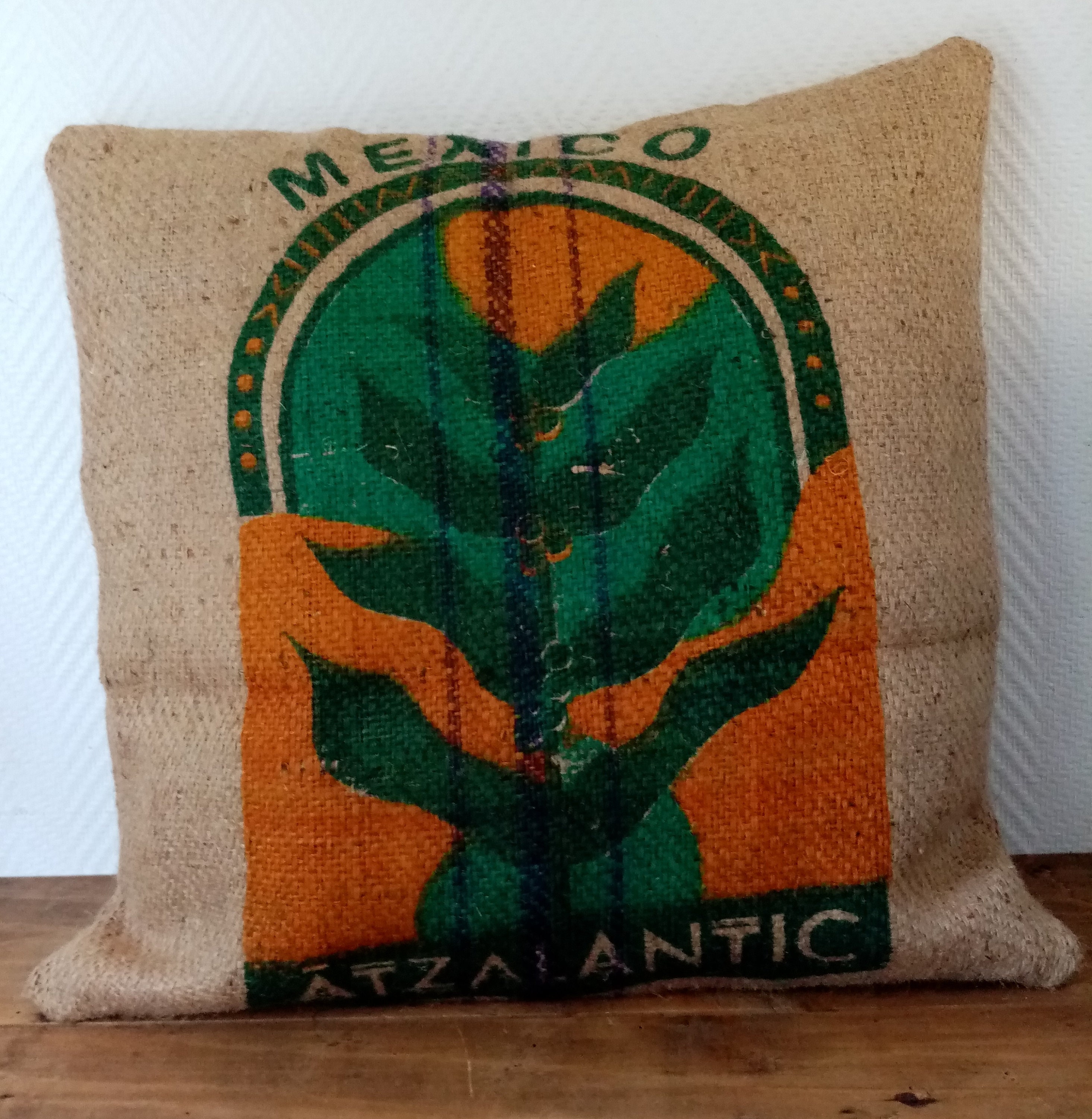 Housse de Coussin Mexicoooh en Toile Jute