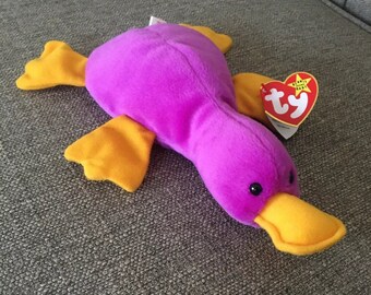 plattie the platypus beanie baby