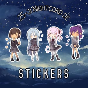 Project Sekai 25-ji Nightcord de 3” Vinyl Stickers