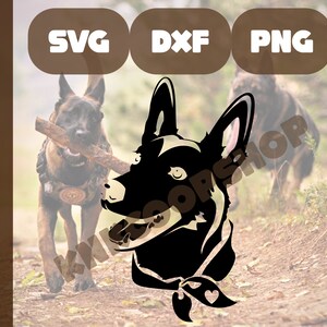 Digital Cut Files Pack: I Love My German Shepherd SVG, PNG, DXF Cut Files (Cricut, Silhouette)