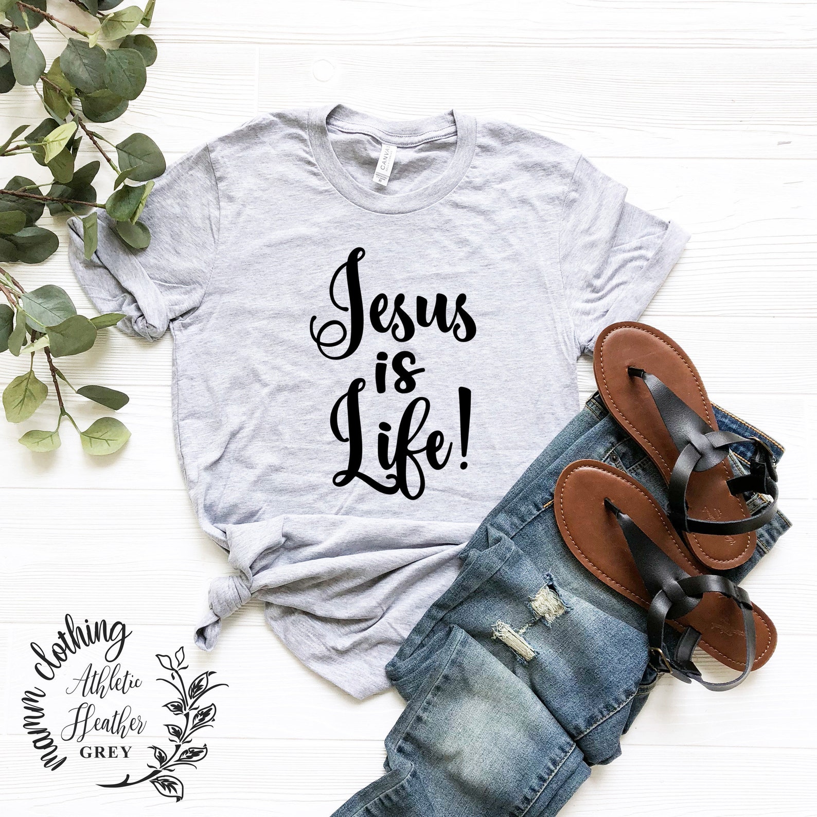 Jesus is Life Shirt Jesus is Life Faith Shirt Christian | Etsy