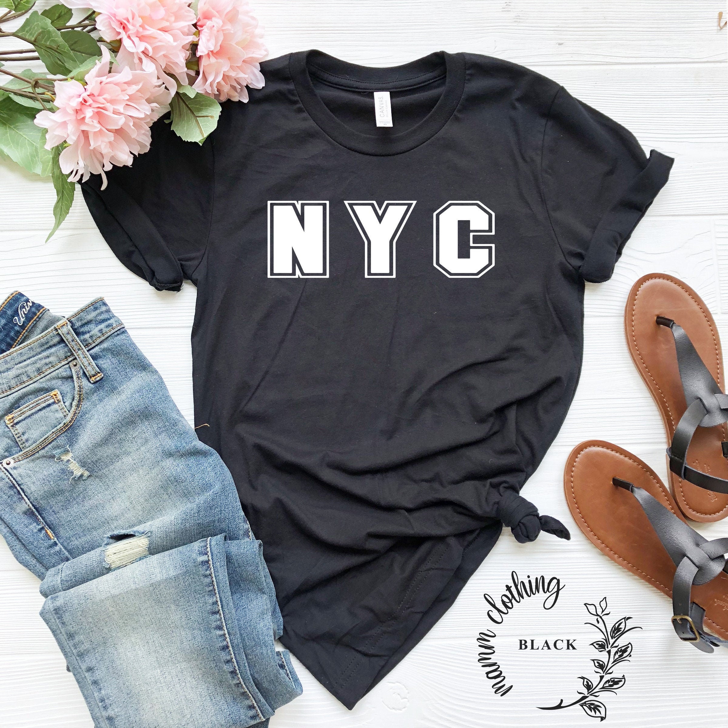 Camisa de Nueva York Camisa de la ciudad de Nueva York Etsy