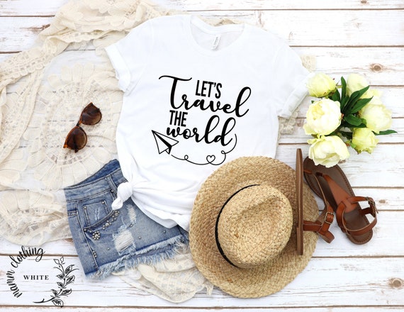 Viajemos por el mundo Camiseta Travel the World Camiseta de