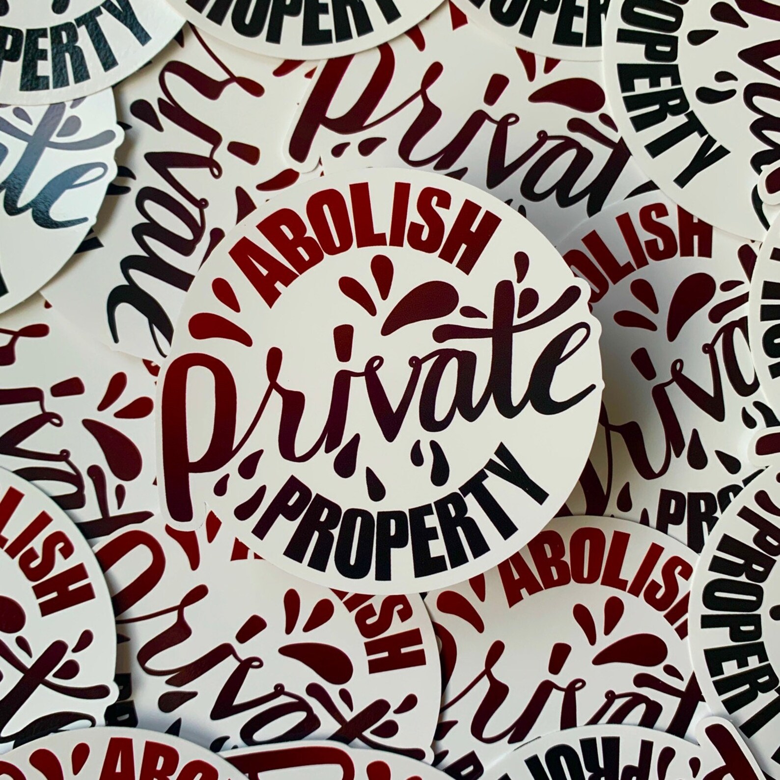Abolish Private Property Sticker | Etsy