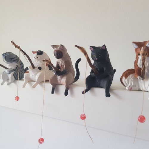 Japanese Fishing Cat Gashapon Toys Approx. 34cm Tall Etsy UK
