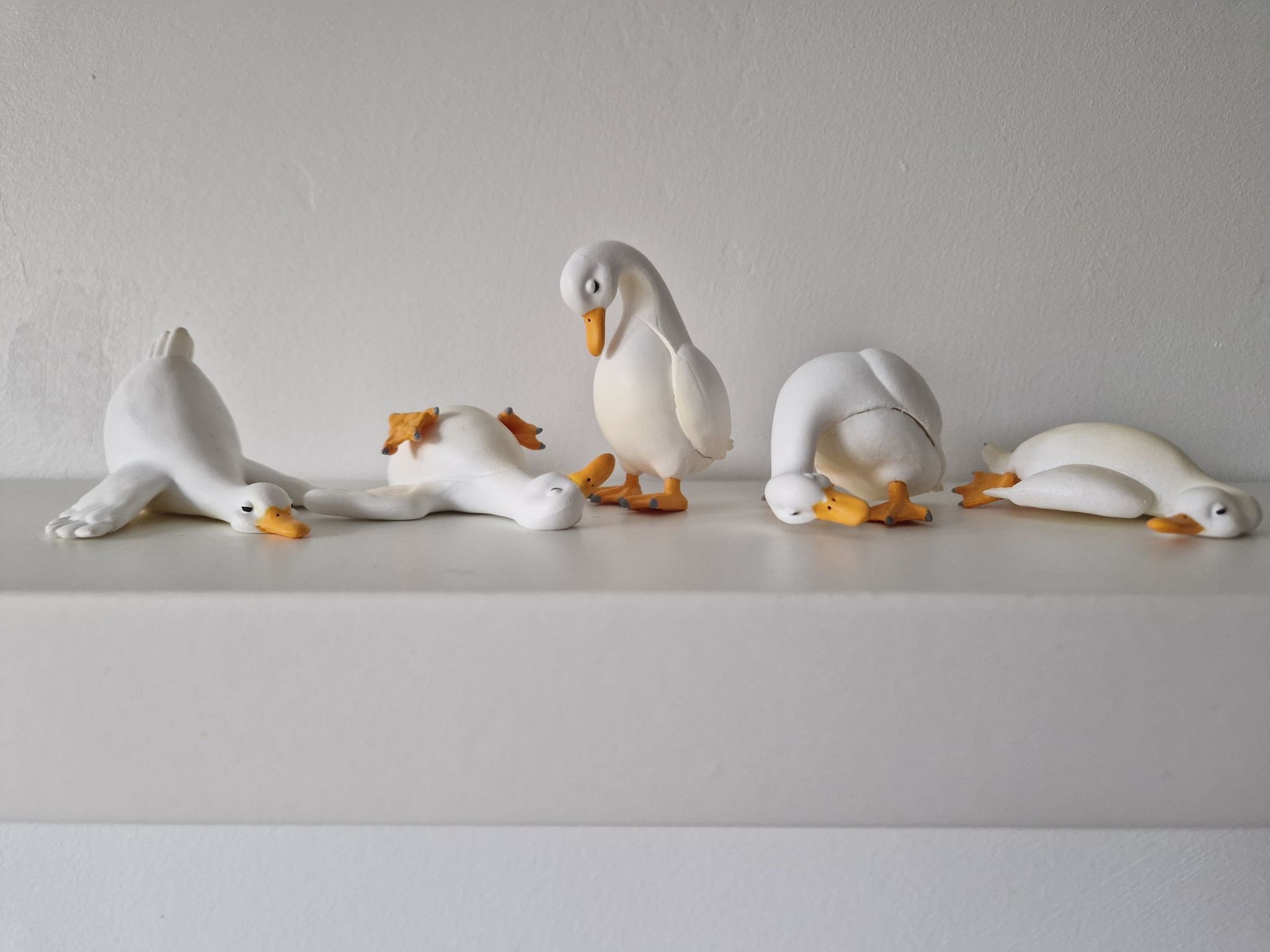 Adorable Miniature Sleepy Duck Figurines Five Styles to Etsy UK