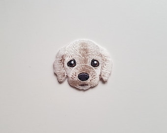 Embroidered Dog Patch - Spaniel - 4.5cm x 4.5cm - Iron-on or Sew-on - UK Dispatch + FREE UK Postage
