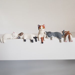 Adorable Lazy Kitten Figurines - Five Styles to Choose From - UK Postage and Dispatch