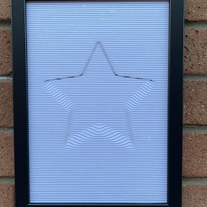 3D Illusion Plotter Einzeilige SVG für Cricut Silhouette Zeichnung Foiling A4 einzigartiges Design modern abstrakt Folie Skizzenfeder
