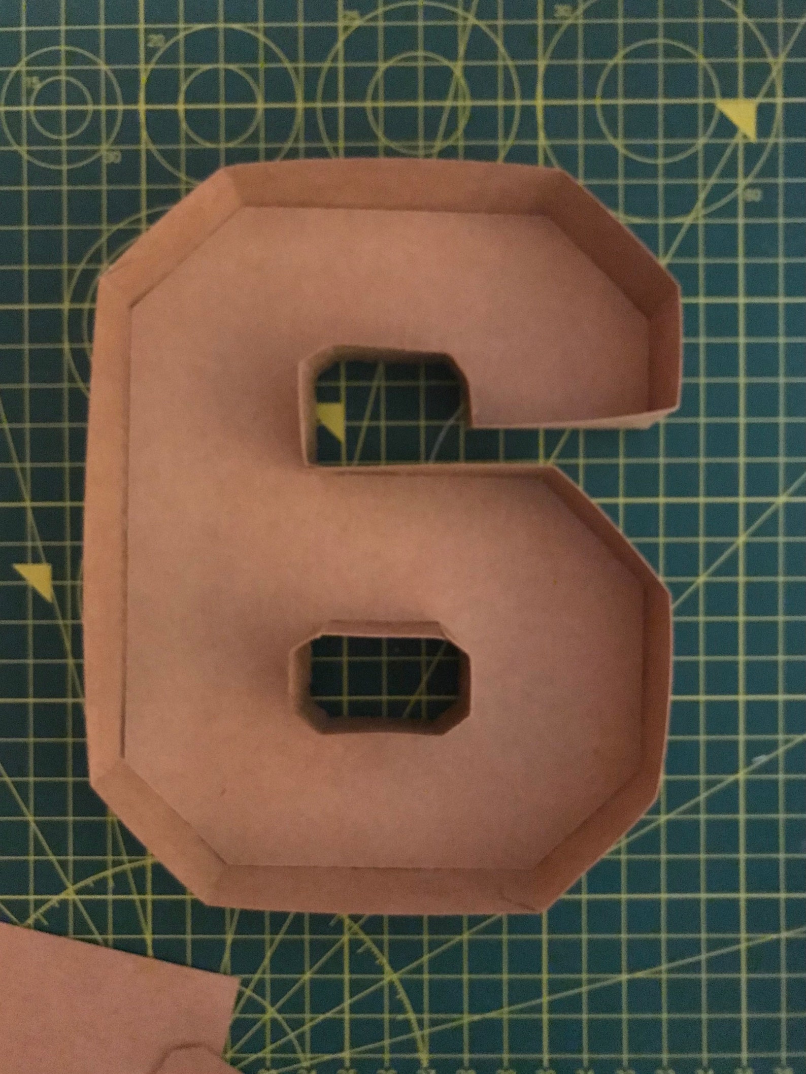 SVG 3D Fillable Numbers Hollow Empty Box Paper Craft Cricut Etsy