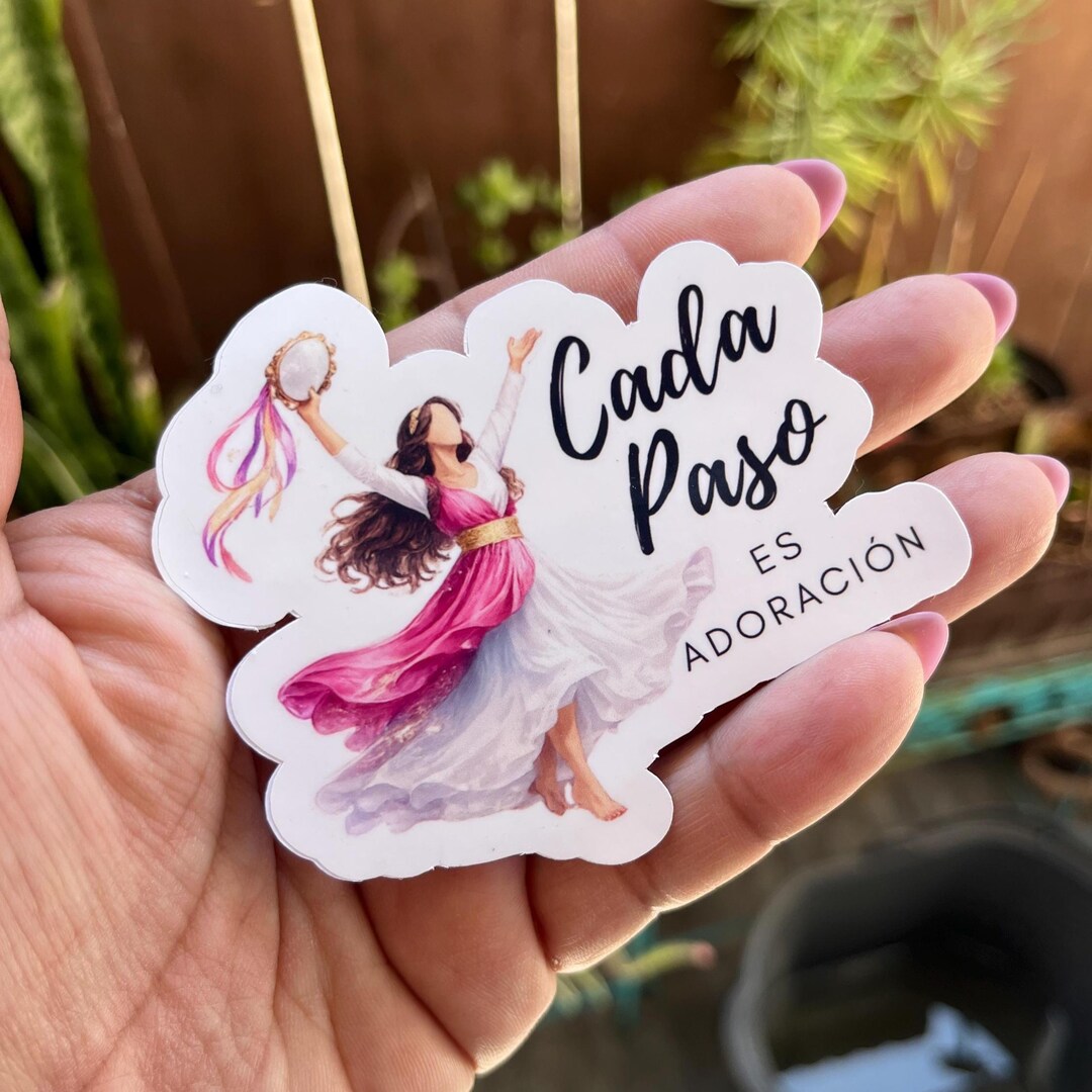 6502 Sticker Praise Dancer Sticker | Ministerio De Danza, Worship Movement, Spanish ...