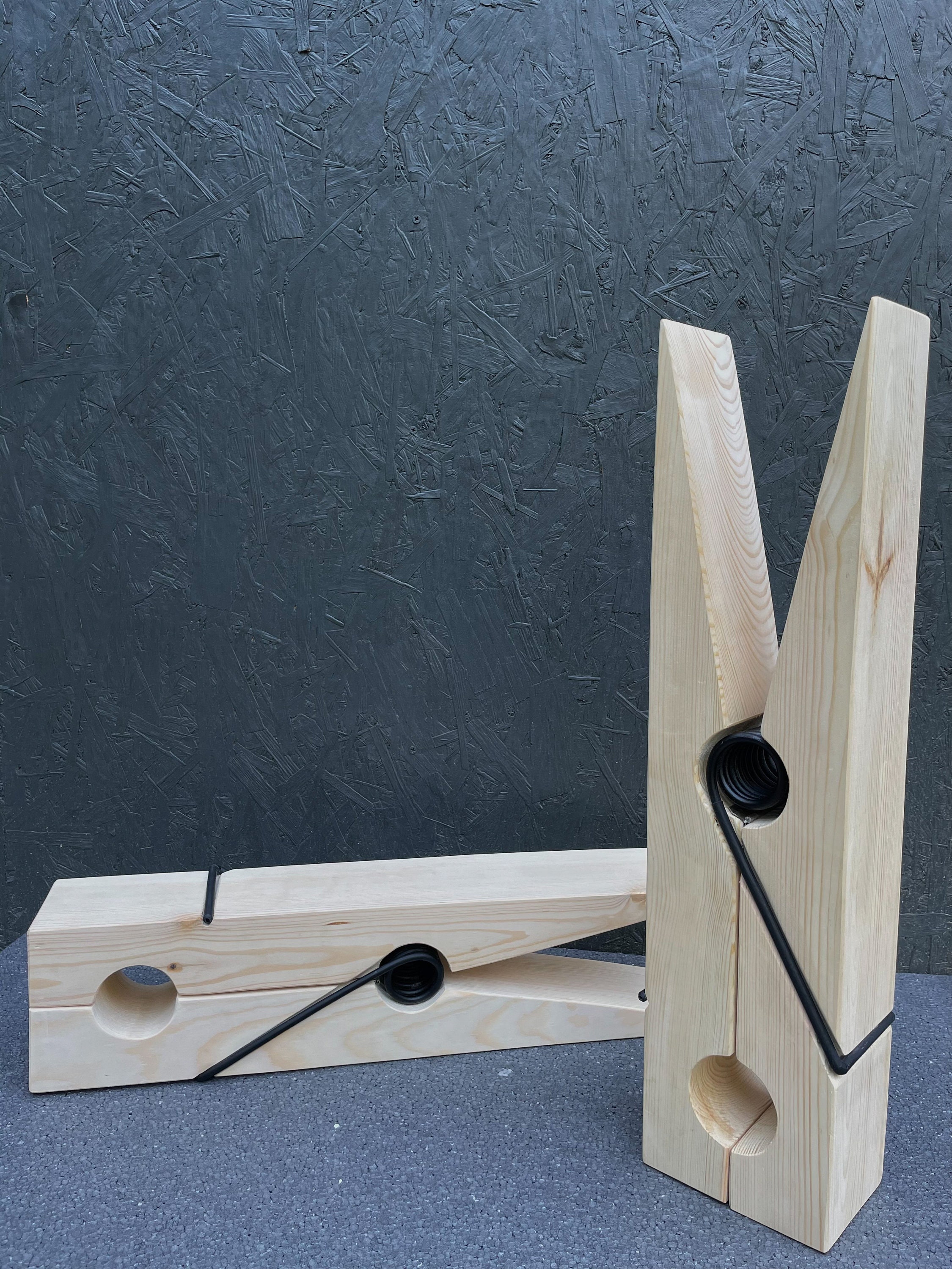 Wood Clothespin Decor 235 Giant Clothespin Clothespin Etsy