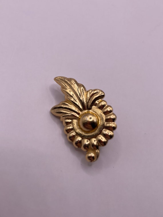 Vintage Unbranded Metal Gold Pin Brooch