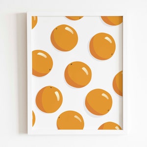 Sinaasappels digitale print, fruit digitale print, afdrukbare oranje kunst aan de muur, instant download sinaasappels kunst print, citrus plant abstract digitale kunst