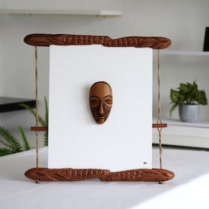 Pintura-Escultura em Madeira - Castanho