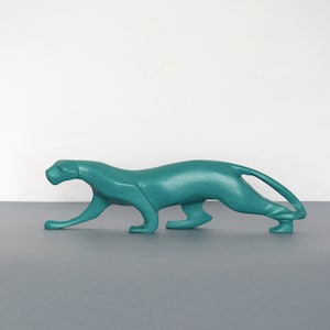 Panther Sculpture - Blue