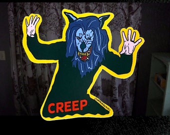 Creep Peachfuzz Wolf Sticker