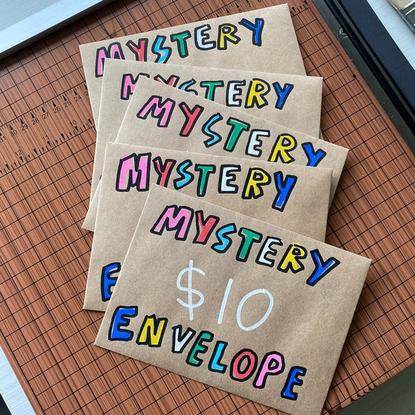 Art Supplies Mystery Box Etsy