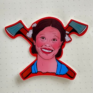 Pearl Inspired Mia Goth Die Cut Vinyl Sticker image 1