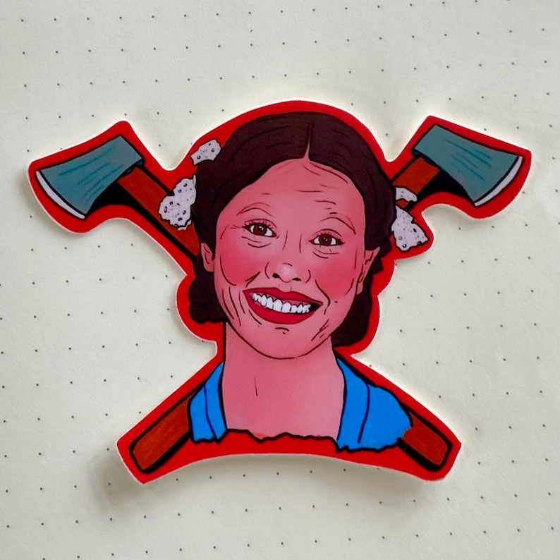 Pearl Inspired Mia Goth Die Cut Vinyl Sticker image 1