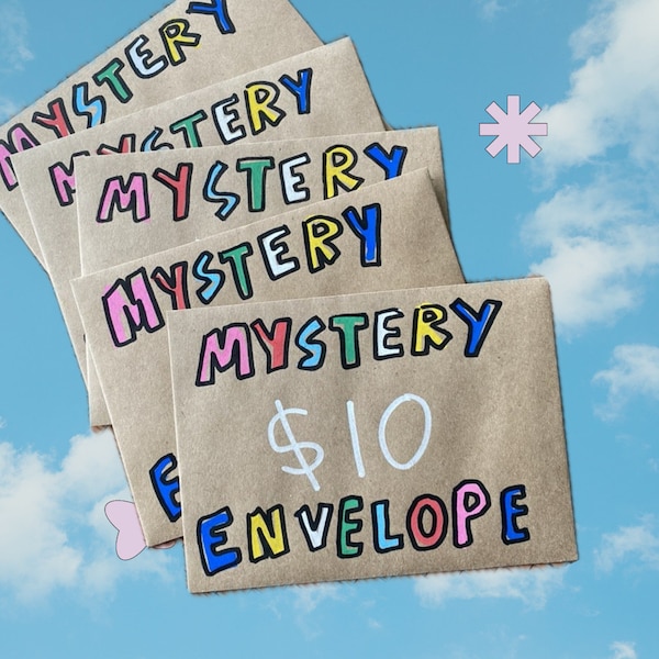 Art Supplies Mystery Box Etsy