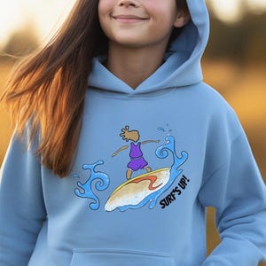 Kids Surfer Hoodie Etsy