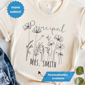 Custom School Principal Shirt: Personalized Teacher Appreciation Gift