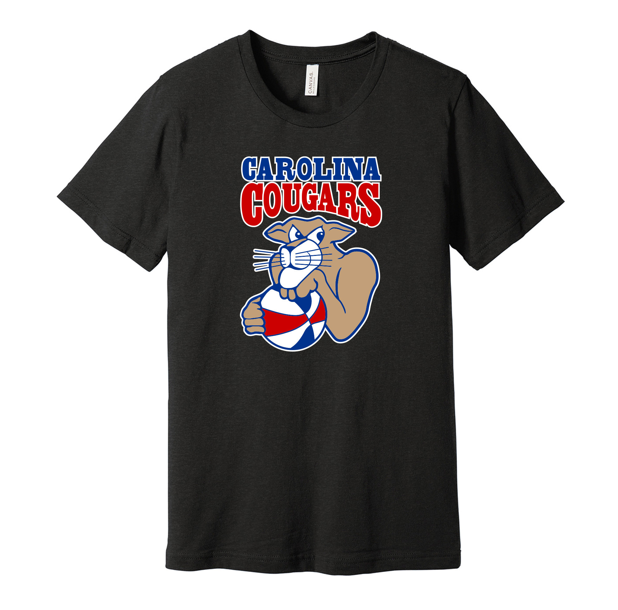 Carolina Cougars Distressed Logo Shirt Defunct Sports Team | Etsy