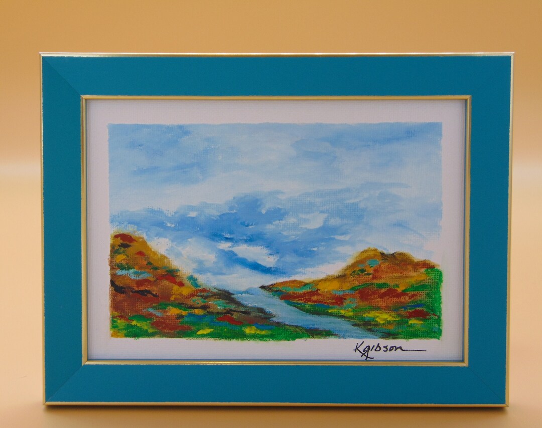 5 X 7 Framed Canvas Panel divided Etsy