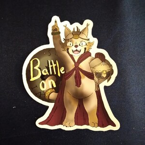 Battle on sticker