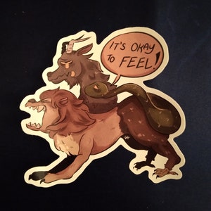 Es ist okay, sich zu fühlen Sticker