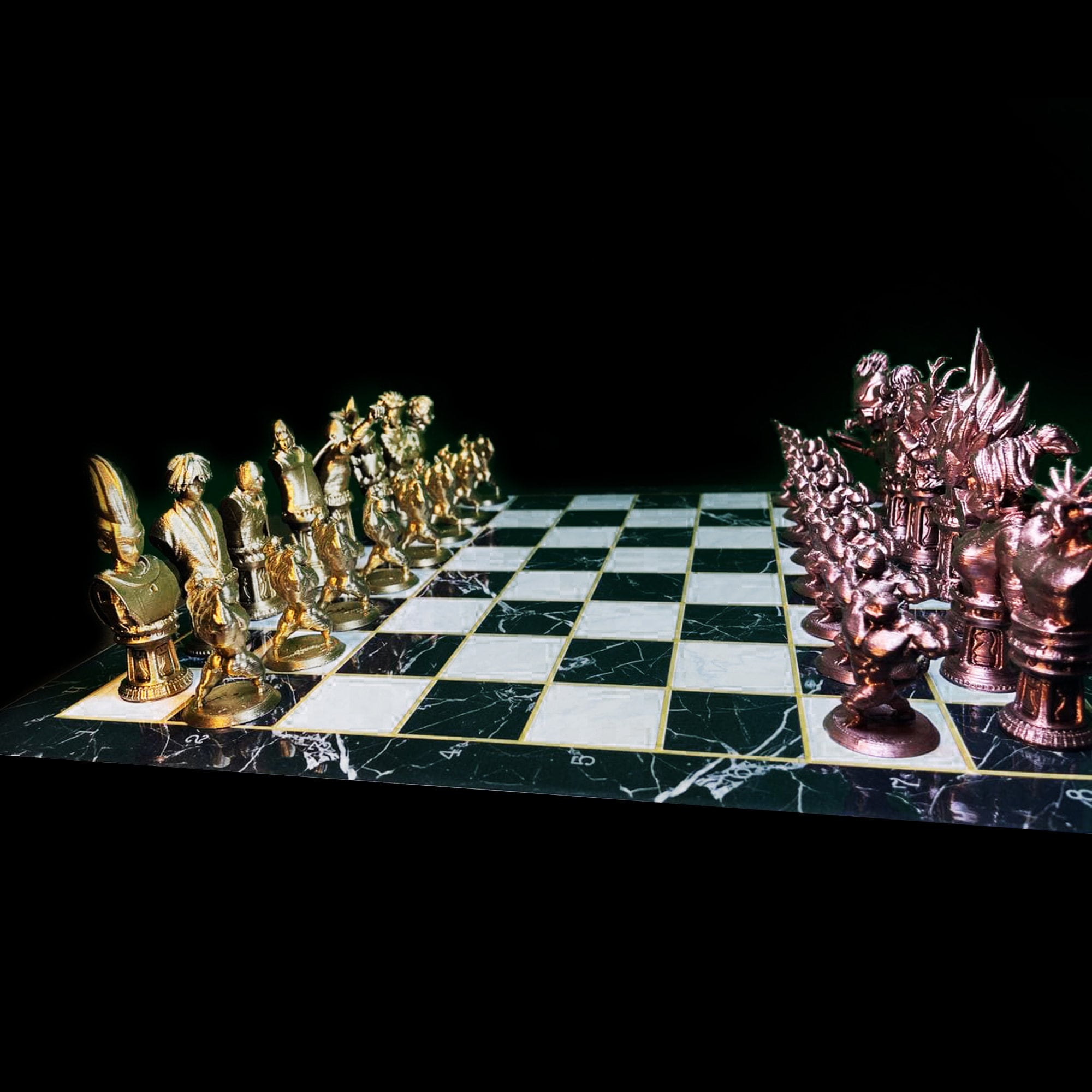 Attack on Titans chess set | Anime-themed 3D-printed chess board and pieces  | Anime | AoT