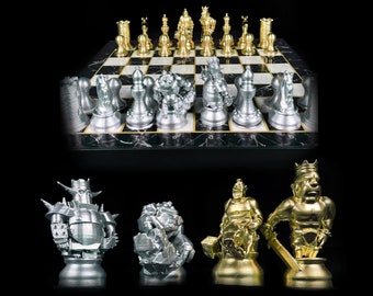 CoC War Chess Set With Chessboard    Coc Chess Game | Personalized Selection