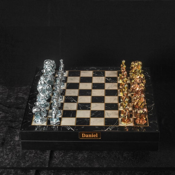 Cyber Game Chess Set With Chessboard PC Game Chess Pieces -  Israel