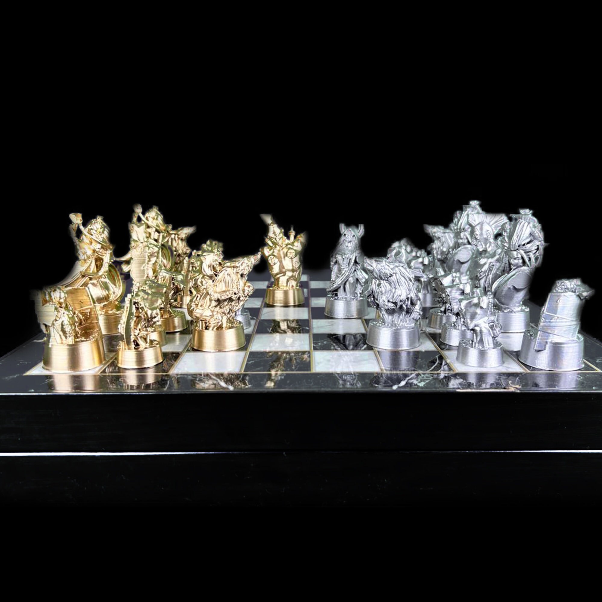 Cyber Game Chess Set With Chessboard PC Game Chess Pieces -  Portugal