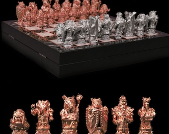 Customizable Animal Chess Set | Personalized Selection for Chess Lovers