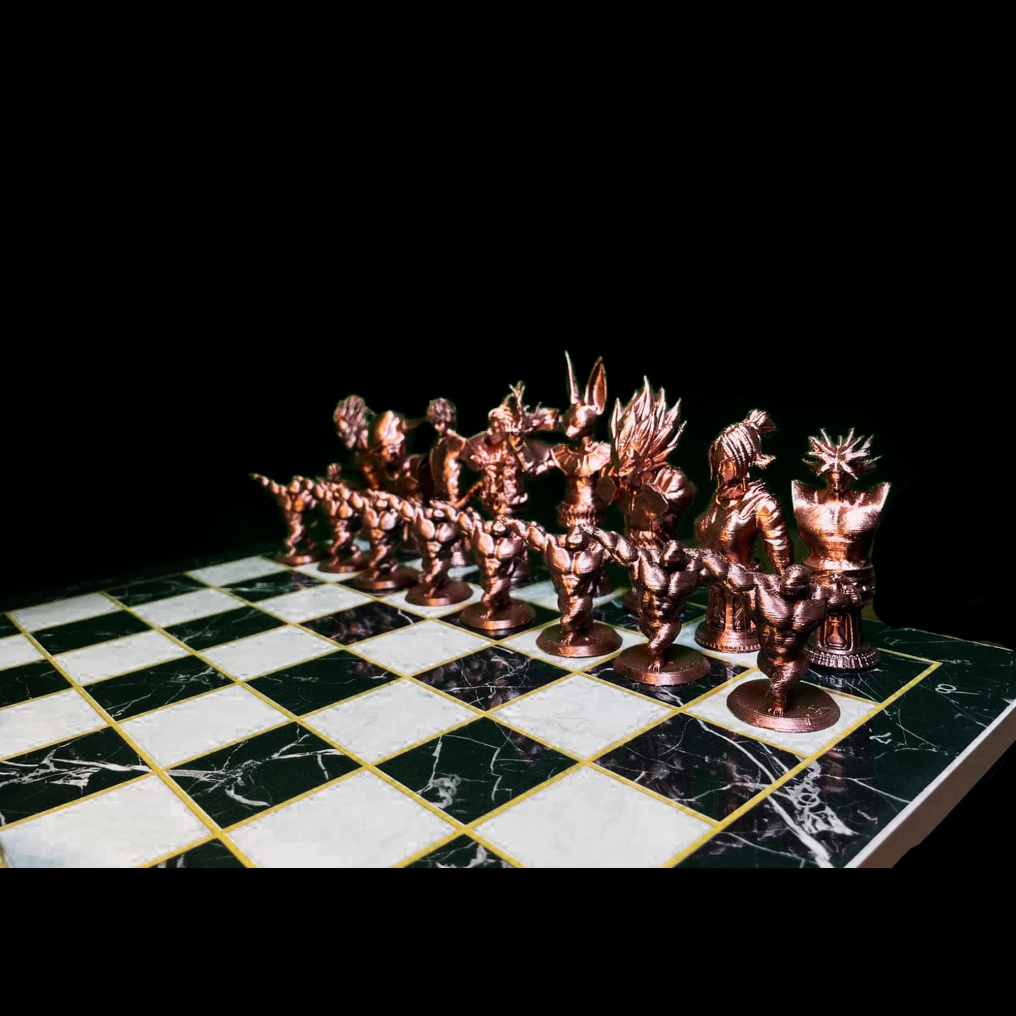 Attack on Titans chess set | Anime-themed 3D-printed chess board and pieces  | Anime | AoT